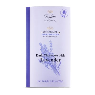 Dolfin 60% Dark Chocolate Bar with Lavender-min