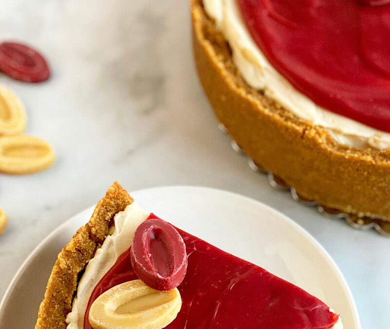 Valrhona No-Bake Passion Fruit Inspiration Cheesecake