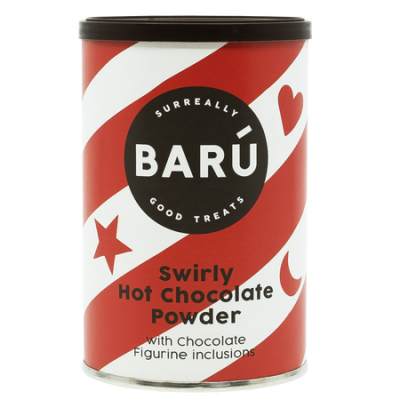 Barú Swirly Hot Chocolate Powder with Chocolate Figurines