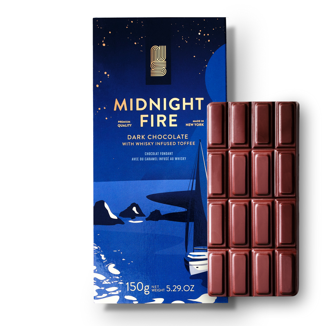 Nightcap Whiskey Dark Chocolate Bar