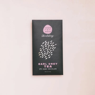 Crow & Moss 67% Dark Chocolate Bar with Earl Grey Tea