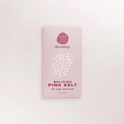 Crow & Moss 69% Dark Chocolate with Bolivian Pink Salt