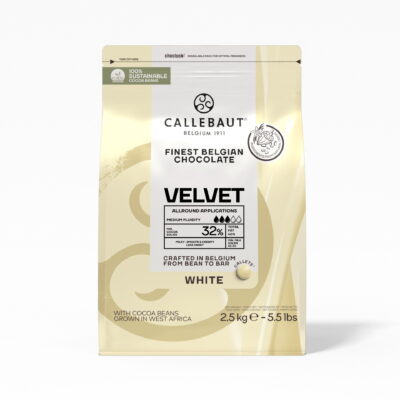 Callebaut Velvet 32% White Couverture Chocolate Callets