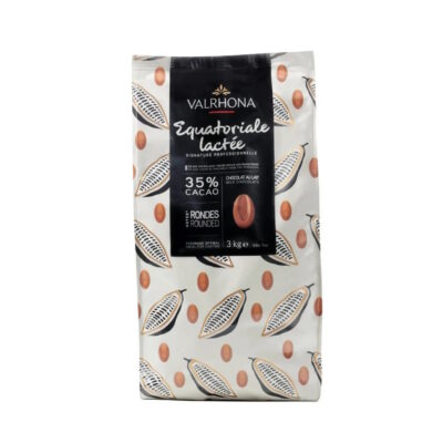 Valrhona Équatoriale Lactée 35% Milk Couverture Chocolate Feves