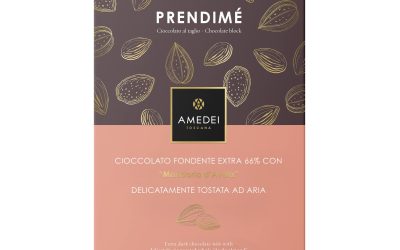 SALE Amedei Prendimé Toscano Black 66% Dark Chocolate with Avola Almonds
