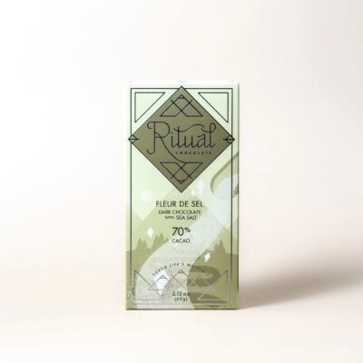 Ritual Chocolate Fleur de Sel 70% Dark Chocolate Bar with Sea Salt