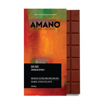 Amano Dos Rios Dominican Republic 70% Dark Chocolate Bar