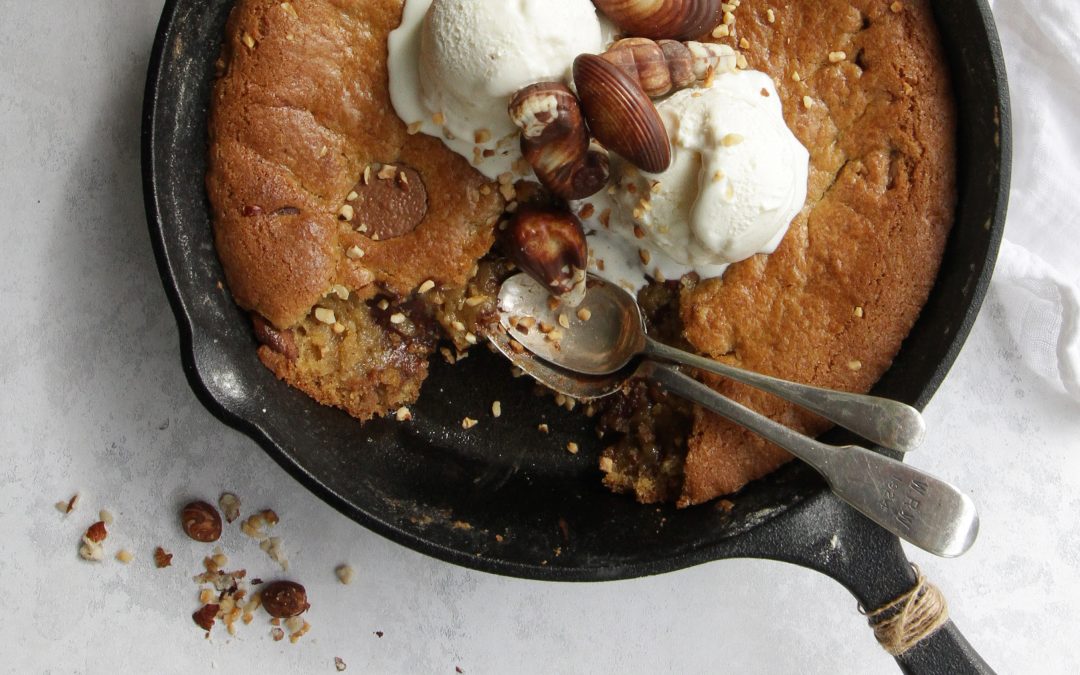 Guylian Chocolate Chip & Hazelnut Skillet Cookie