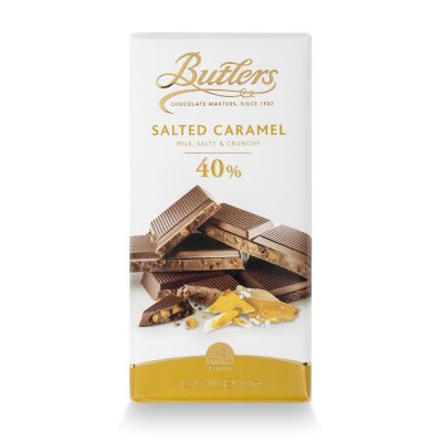 Butlers 40% Milk Chocolate Bar with Salted Caramel