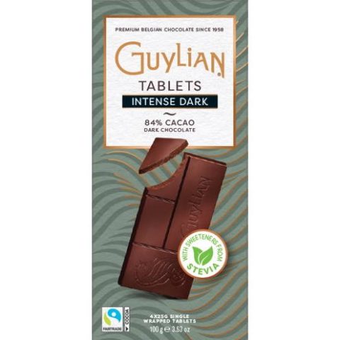 Guylian No-Sugar-Added 84% Dark Chocolate Bar | World Wide Chocolate