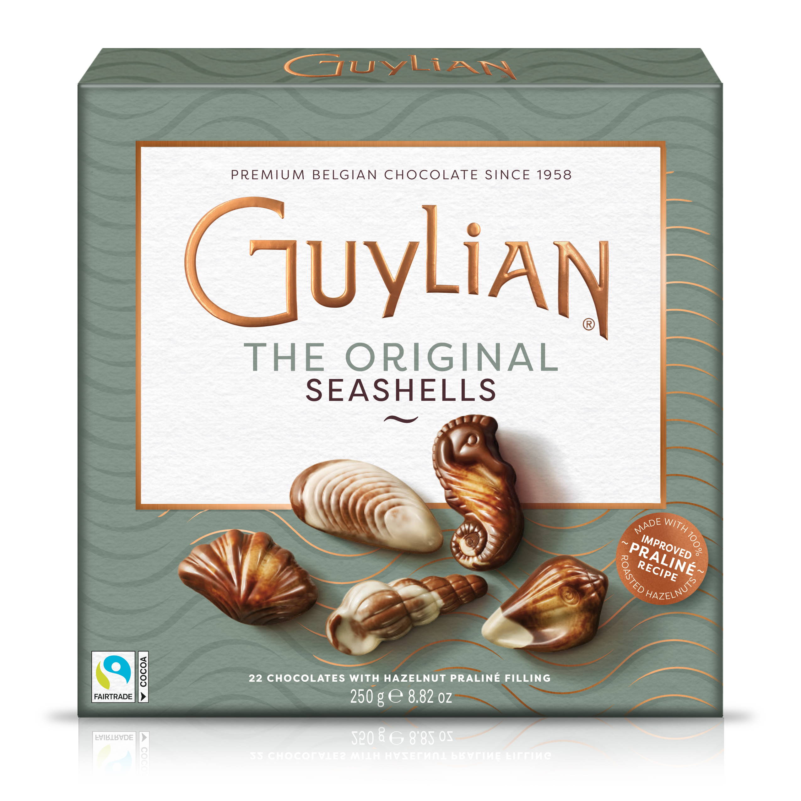 Guylian 22Piece Chocolate Seashells Original Praliné World Wide