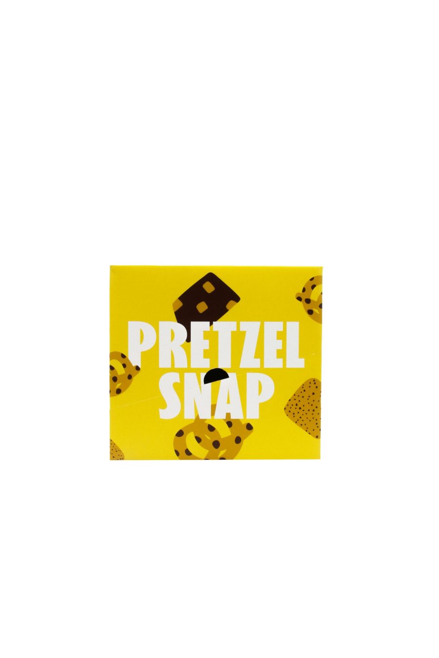 Baru Pretzel Snap Dark Chocolate Bar with Pretzel, Brownie & Fudge Case Side