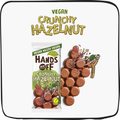 Hands Off My Chocolate Vegan Crunchy Hazelnut Chocolate Bar