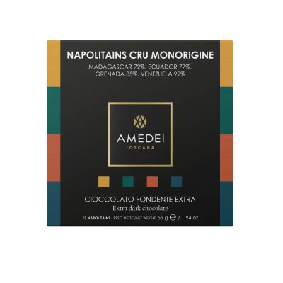 Amedei I Cru 12-Piece Assorted Single Origin Napolitains Box