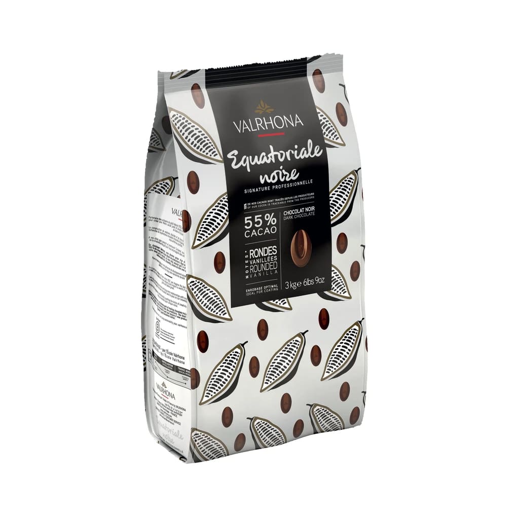 Valrhona Equatoriale 55% Dark Couverture Chocolate Feves