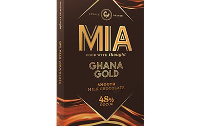 SALE MIA Ghana Gold 48% Dark-Milk Chocolate Bar