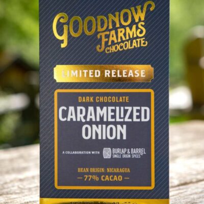 Goodnow Farms Nicaragua 77% Dark Chocolate Bar with Caramelized Onion