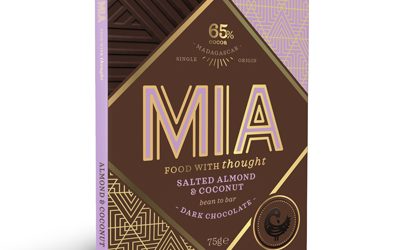 MIA Madagascar 65% Dark Chocolate Bar with Almond & Coconut