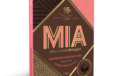 MIA Madagascar 65% Dark Chocolate Bar with Baobab & Salted Nibs