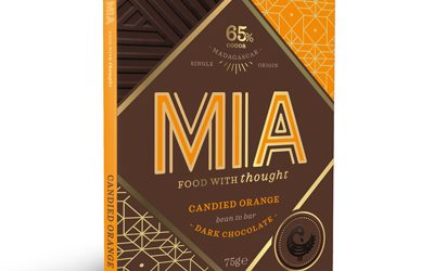 MIA Madagascar 65% Dark Chocolate Bar with Candied Orange