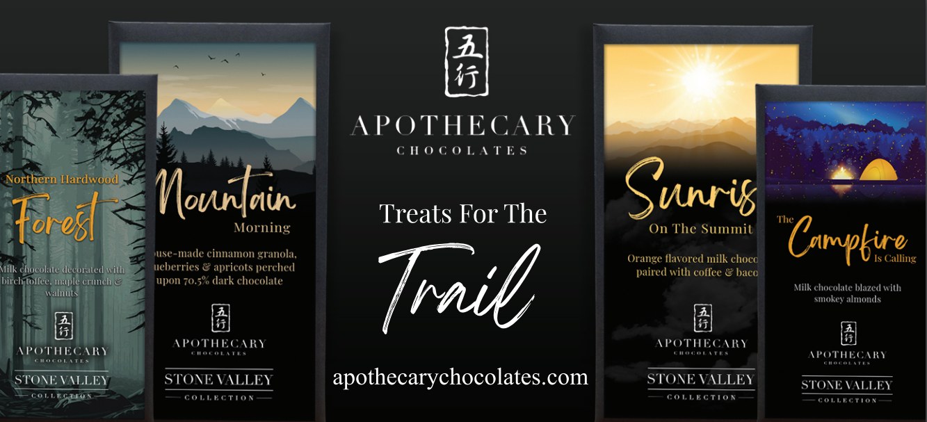 Apothecary Chocolates are small batch, hand crafted chocolates