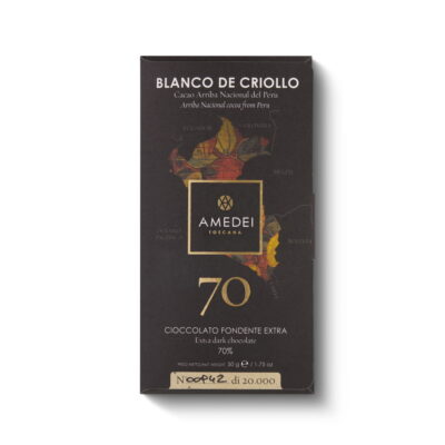 Amedei Blanco de Criollo Peru 70% Dark Chocolate Bar