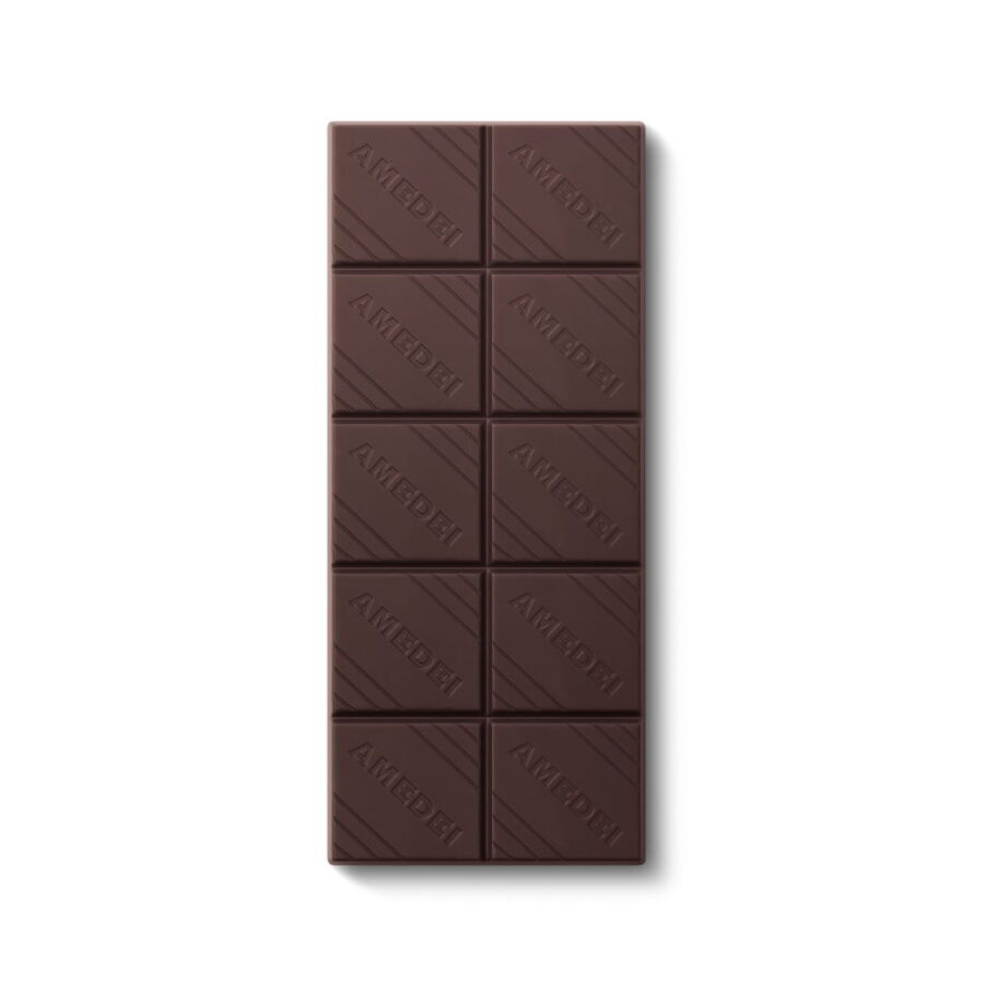 Amedei Dark Chocolate Bar Open