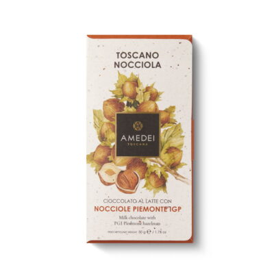 Amedei Toscano Nocciola 32% Milk Chocolate Bar with PGI Piedmont Hazelnuts