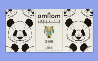 Omnom Chocolate Cookies & Cream 30% White Chocolate Bar
