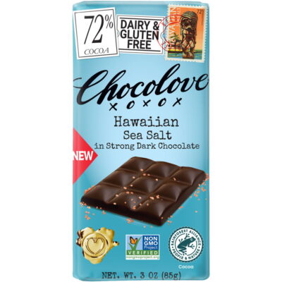 Chocolove 72% Dark Chocolate Bar with Hawaiian Sea Salt