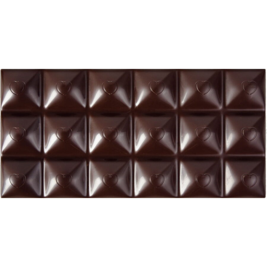 Chocolove 72% Dark Chocolate Bar with Hawaiian Sea Salt Open