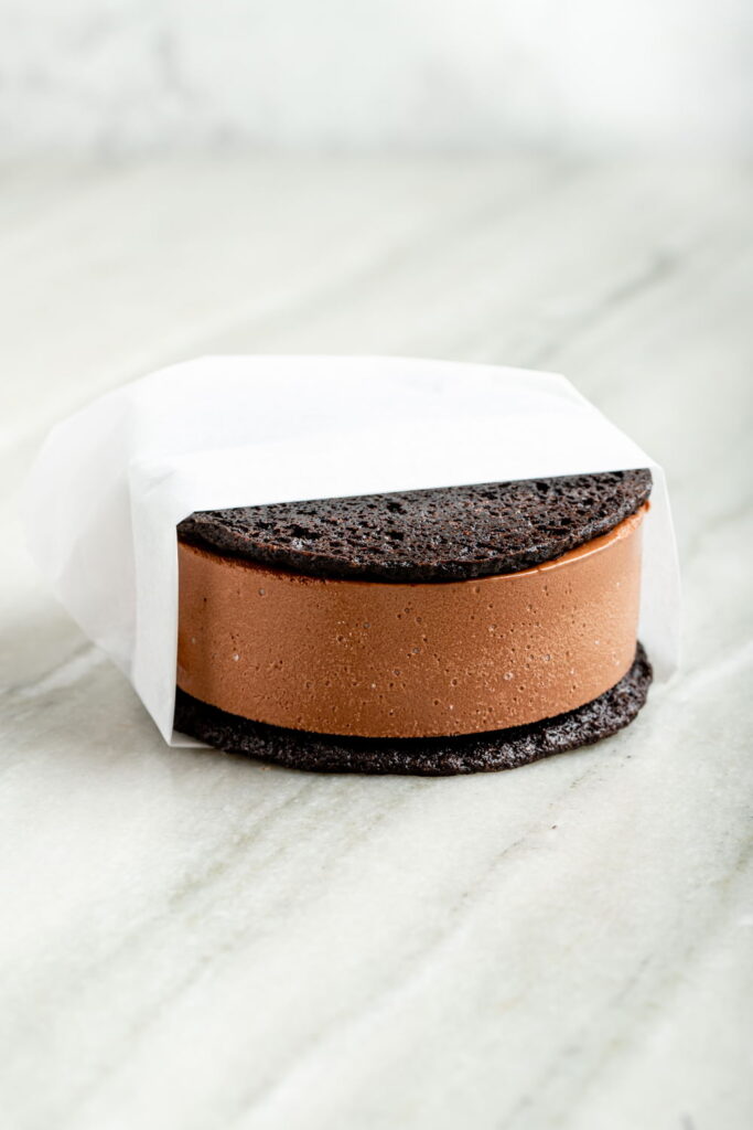 Guittard Chocolate Caramel Ice Cream Sandwiches Recipe 2