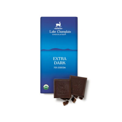 Lake Champlain Chocolates Organic 72% Extra Dark Chocolate Bar