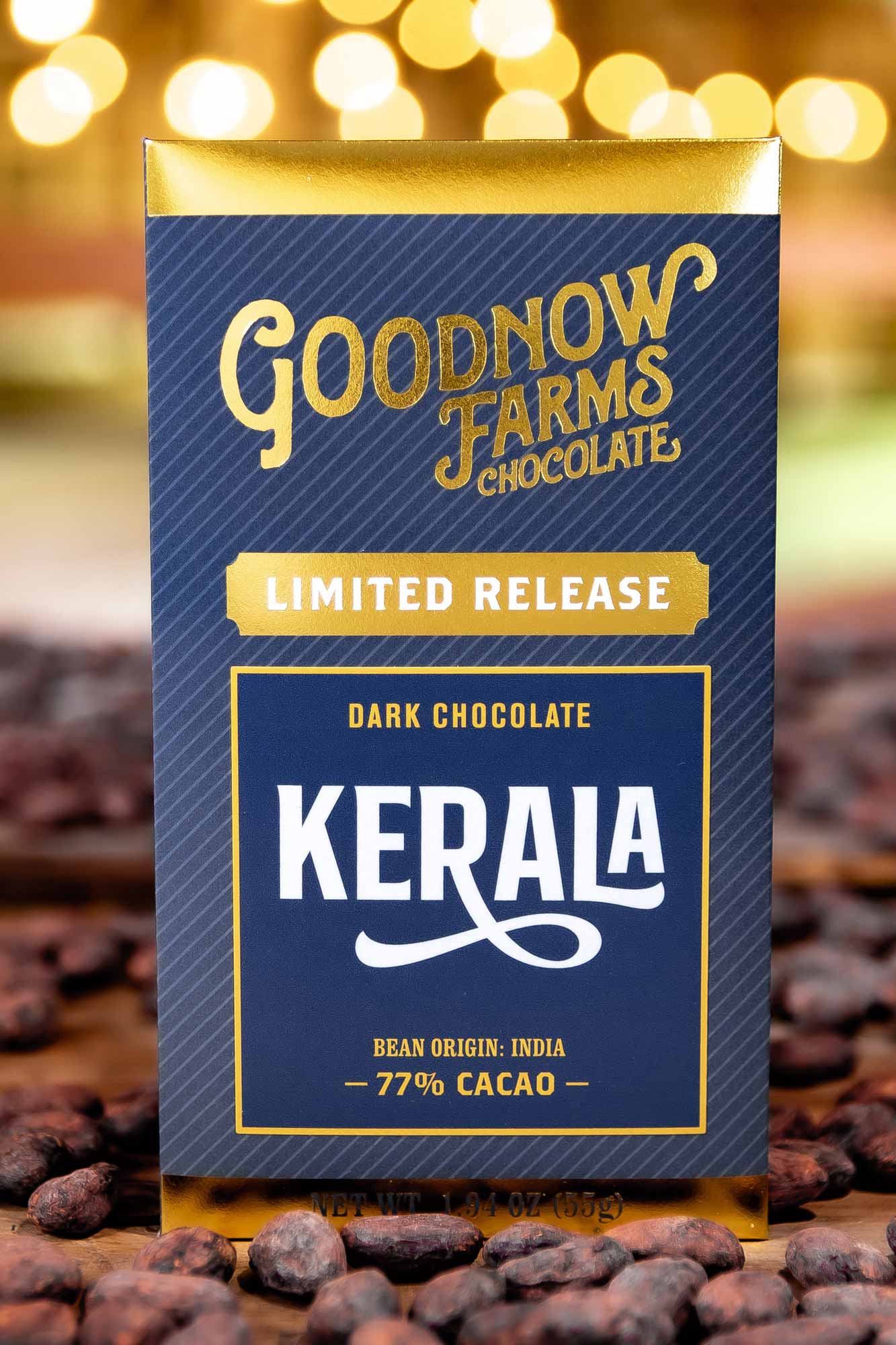 Goodnow Farms Kerala India 77% Dark Chocolate Bar
