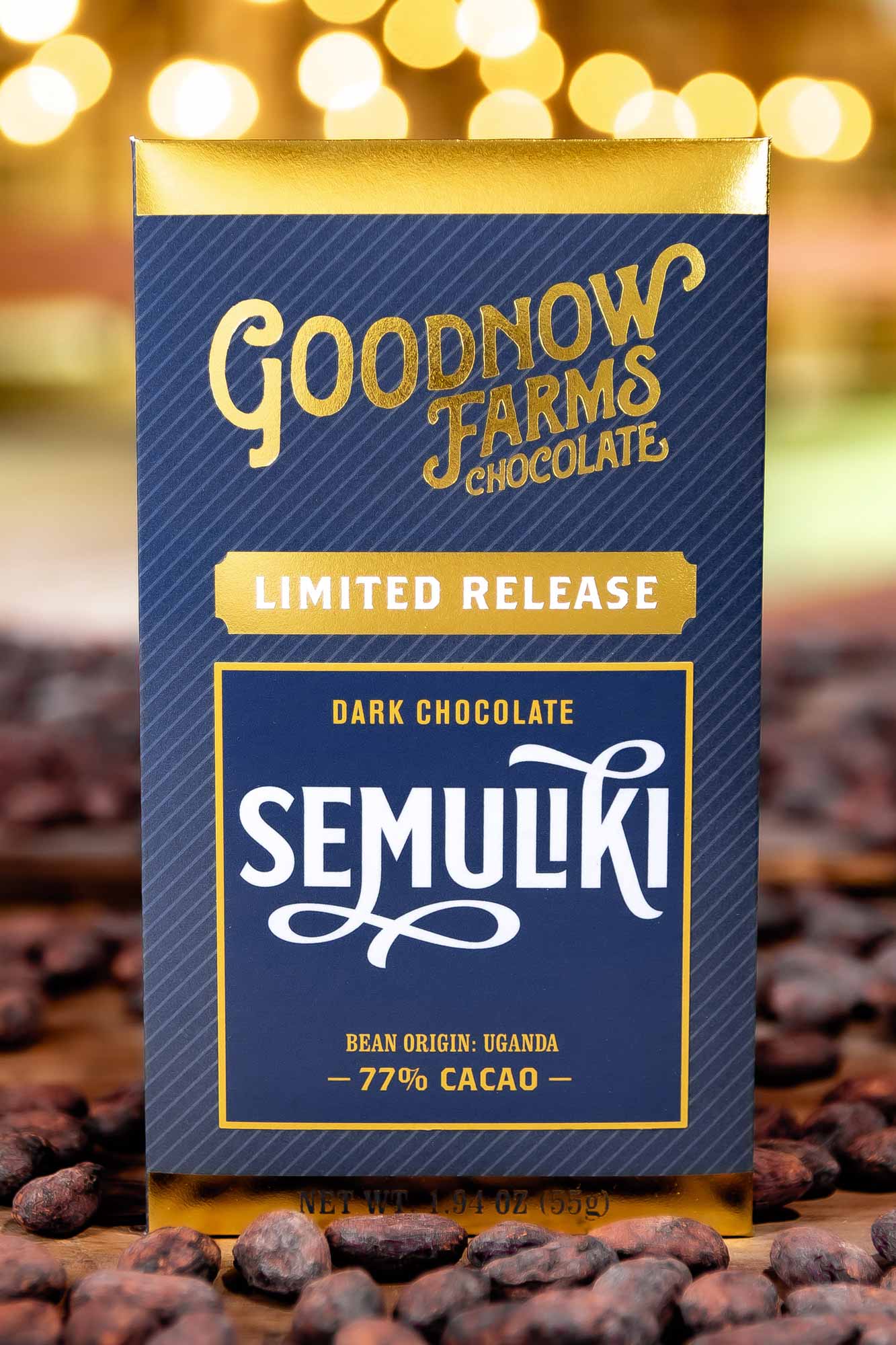 Goodnow Farms Semuliki Uganda 77% Dark Chocolate Bar