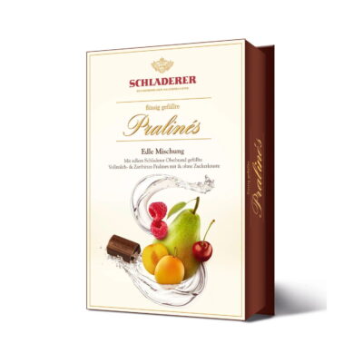 Schladerer 24-Piece Assorted Chocolate Pralines with Liqueur Gift Box