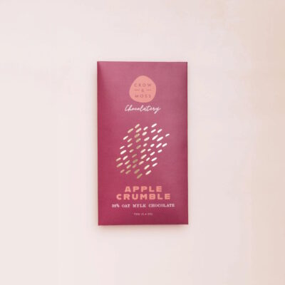 Crow & Moss 38% Oat Mylk Bar with Apple Crumble