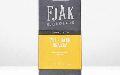 Fjåk Sjokolade Semuliki Forest Uganda 70% Dark Chocolate Bar