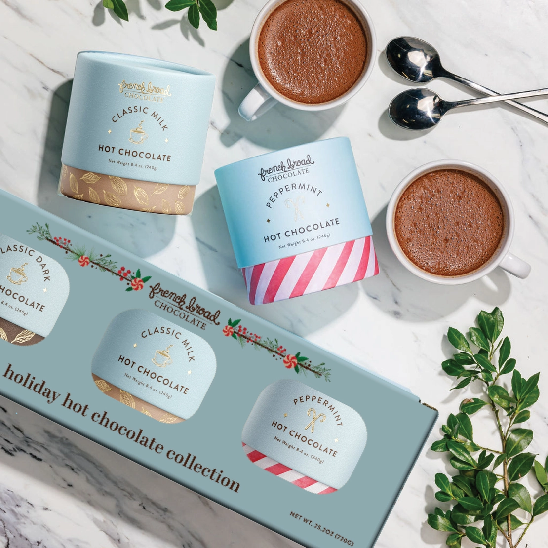 French Broad Chocolate Holiday Hot Chocolate Collection