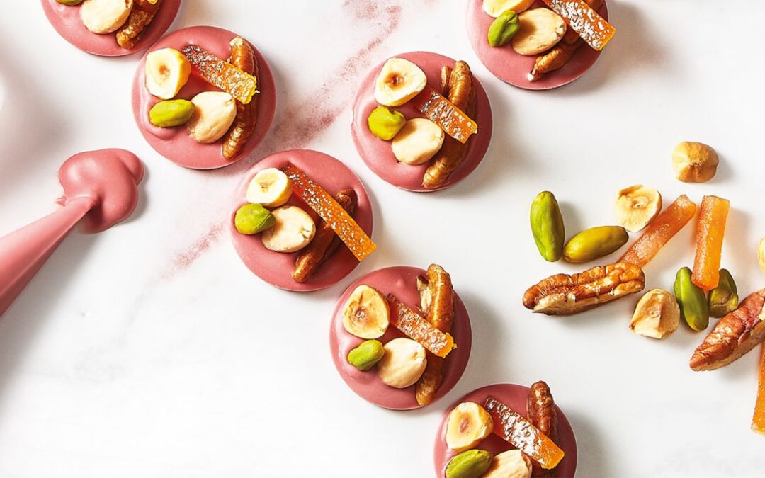 Callebaut Ruby Mendiants