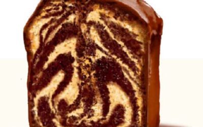 Prova Gourmet Vanilla & Chocolate Marble Cake with Rum Coating