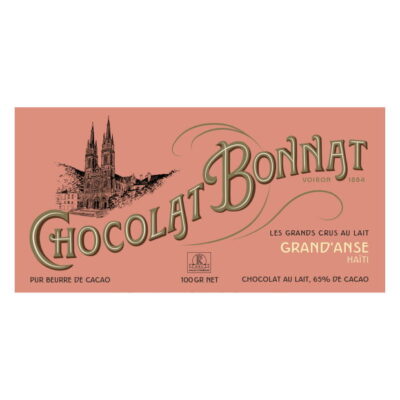 Chocolat Bonnat Grand'Anse Haiti 65% Milk Chocolate Bar