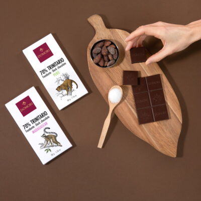 Domori Trinitario Origin Chocolate Bars Lifestyle
