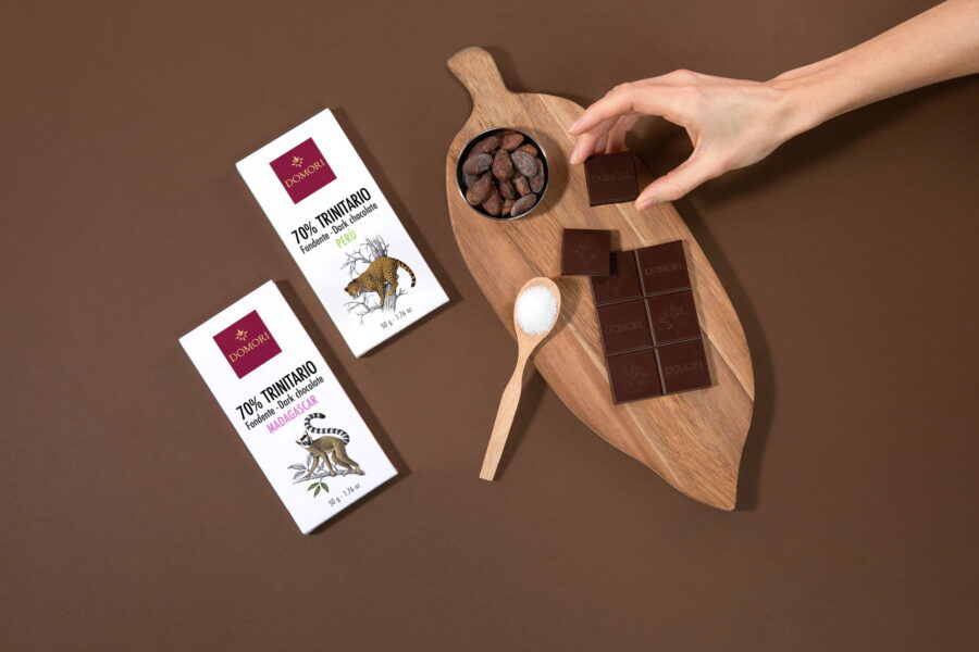 Domori Trinitario Origin Chocolate Bars Lifestyle