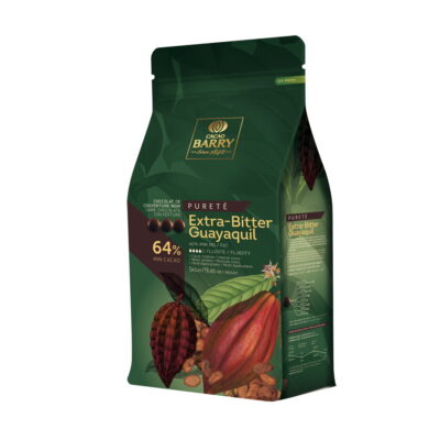 Cacao Barry Extra-Bitter Guayaquil 64% Dark Couverture Chocolate Pistoles