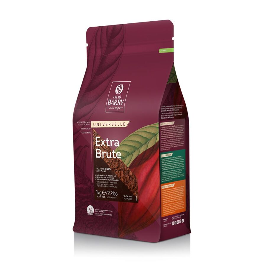 Cacao Barry Extra Brute 22-24% Dutched Cocoa Powder