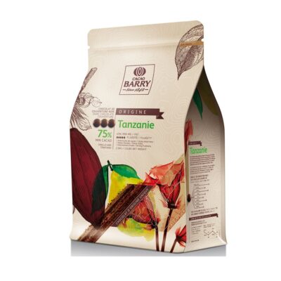 Cacao Barry Tanzanie 75% Dark Couverture Chocolate Pistoles