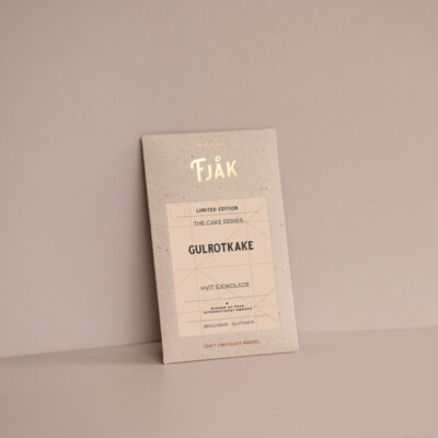 Fjak Carrot Cake White Chocolate Bar with Carrot & Spices