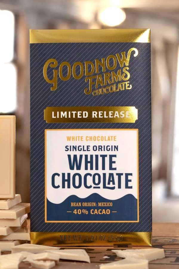 Goodnow Farms Almendra Blanca Mexico 40% White Chocolate Bar