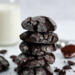 Guittard Double Chocolate Crinkle Cookies